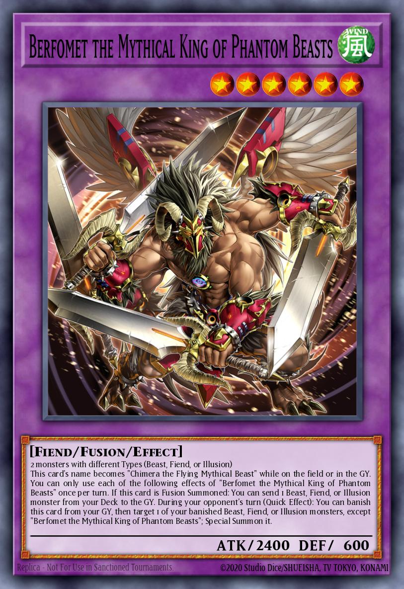 Berfomet the Mythical King of Phantom Beasts AGOV-EN032