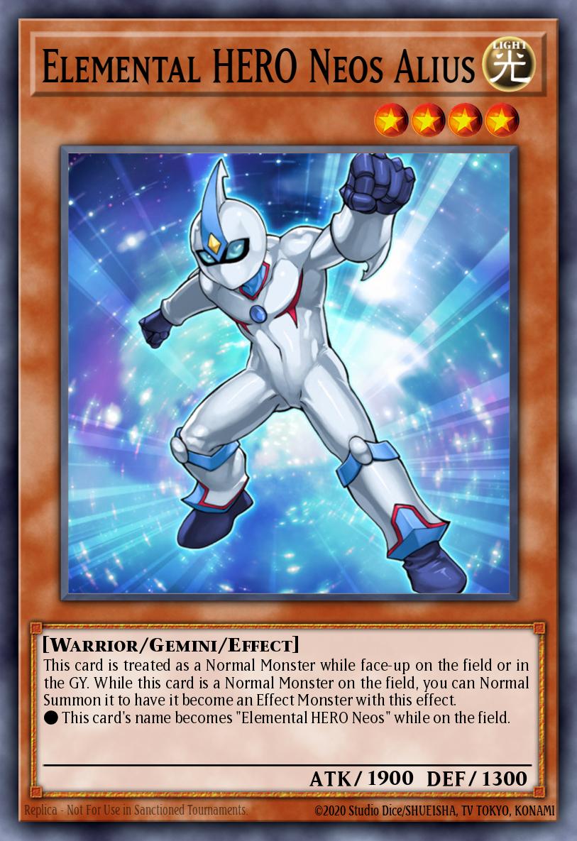 Elemental HERO Neos Alius BLAR-EN053
