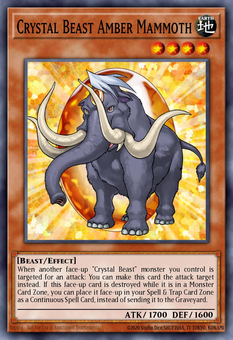 Crystal Beast Amber Mammoth BLCR-EN051