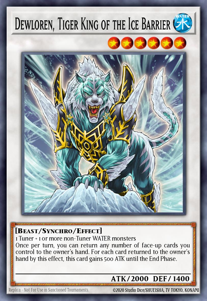 Dewloren, Tiger King of the Ice Barrier DT02-EN033
