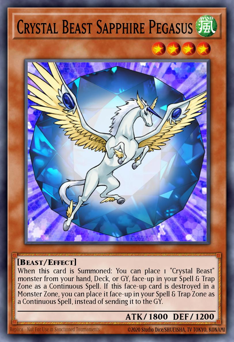 Crystal Beast Sapphire Pegasus BLCR-EN053