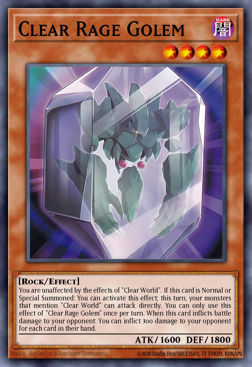 Clear Rage Golem MZTM-EN038