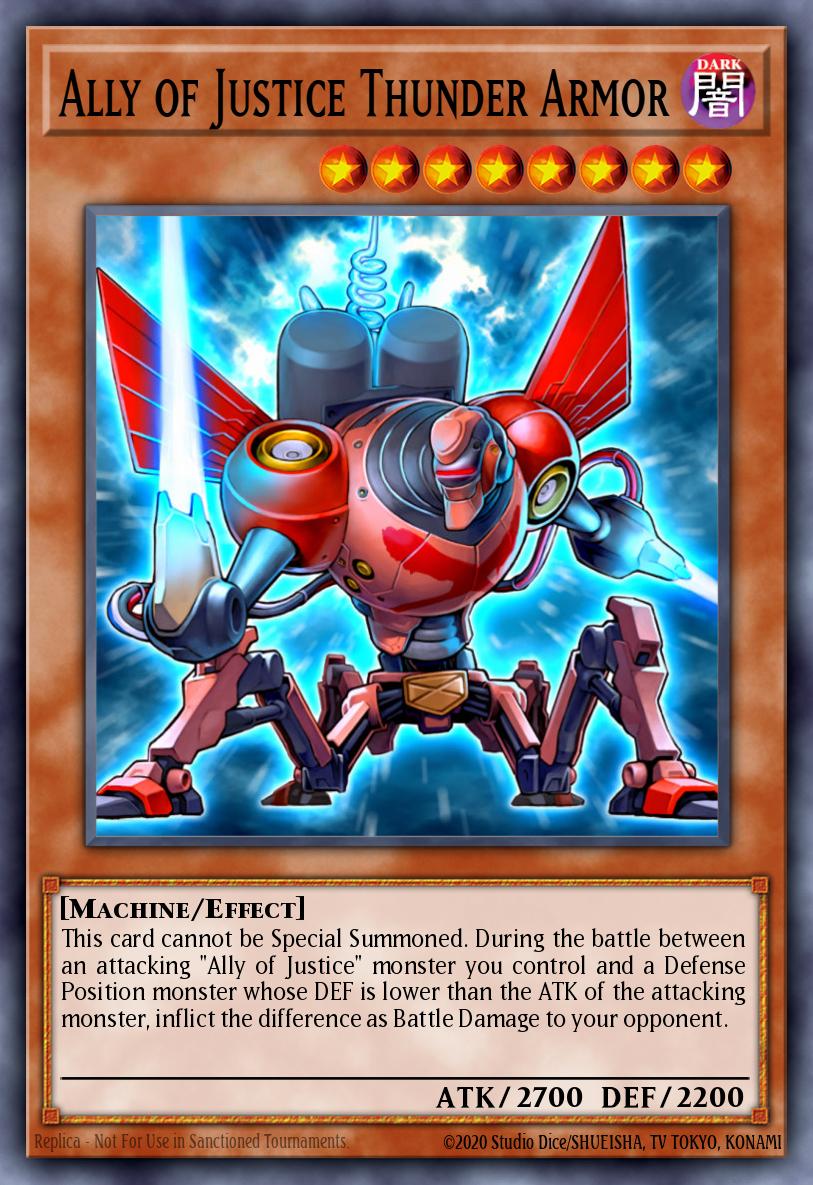 Ally of Justice Thunder Armor DT02-EN027
