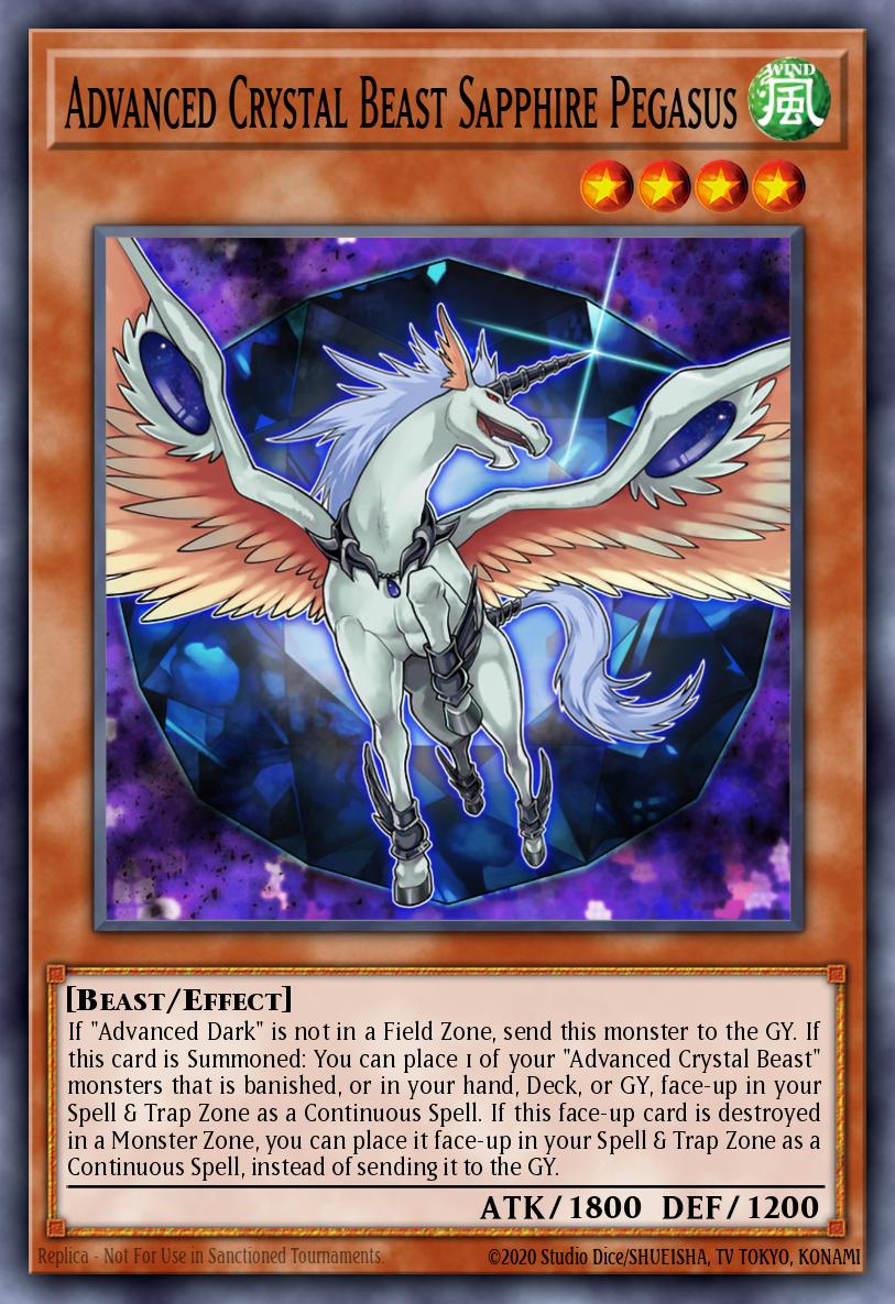 Advanced Crystal Beast Sapphire Pegasus BLCR-EN015