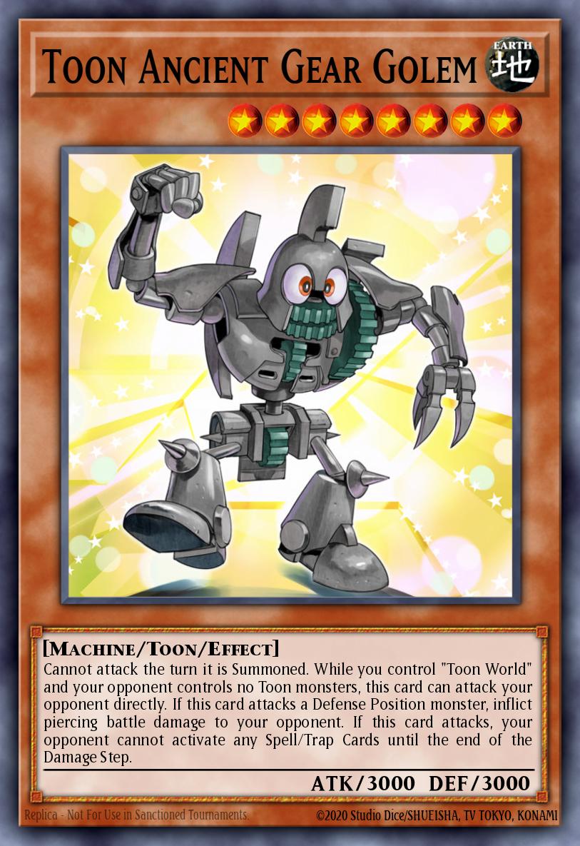 Toon Ancient Gear Golem DRL2-EN022