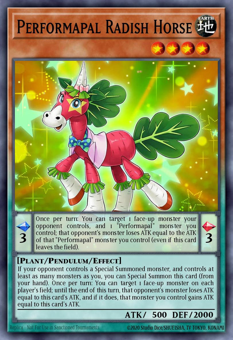 Performapal Radish Horse MP17-EN063
