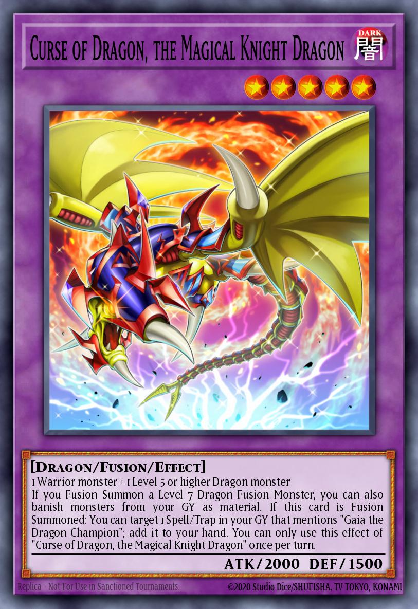 Curse of Dragon, the Magical Knight Dragon DIFO-EN097