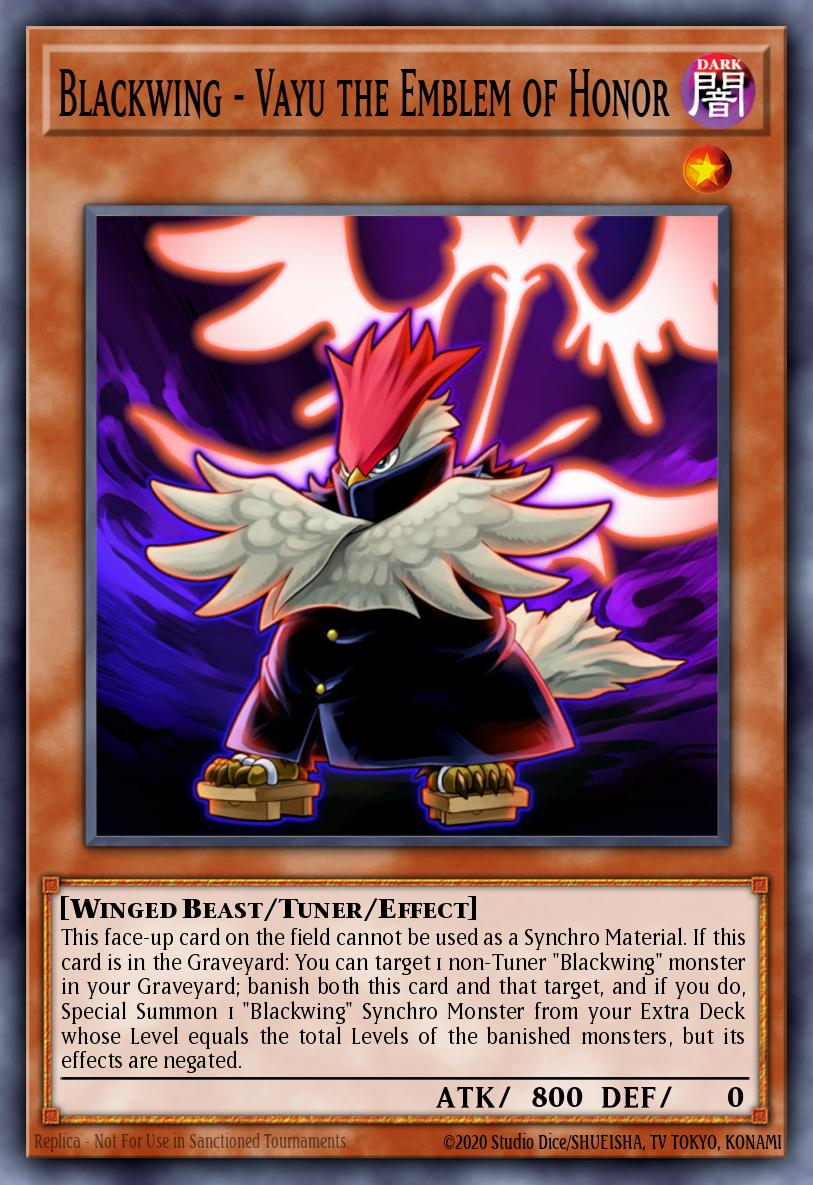 Blackwing - Vayu the Emblem of Honor ANPR-EN005