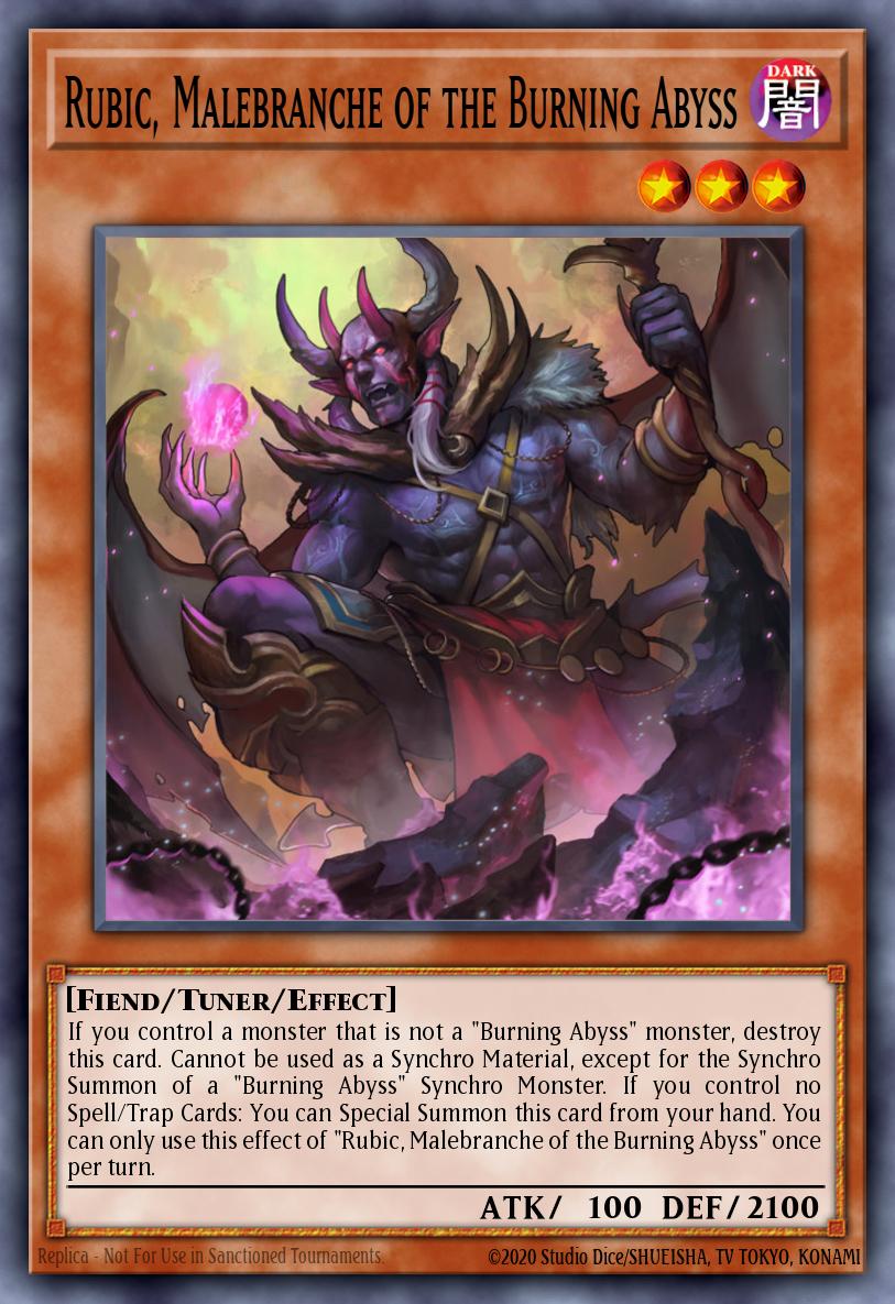 Rubic, Malebranche of the Burning Abyss PGL3-EN046