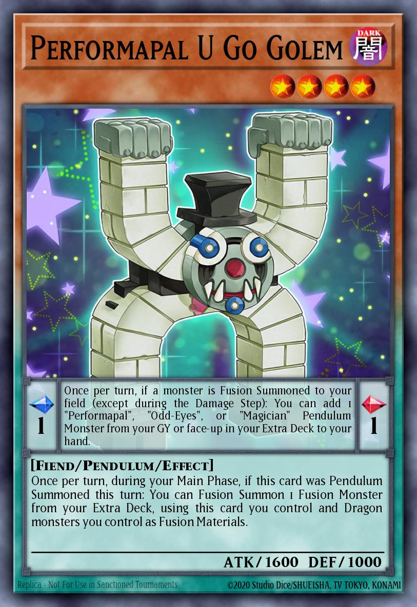 Performapal U Go Golem LEDD-ENC10