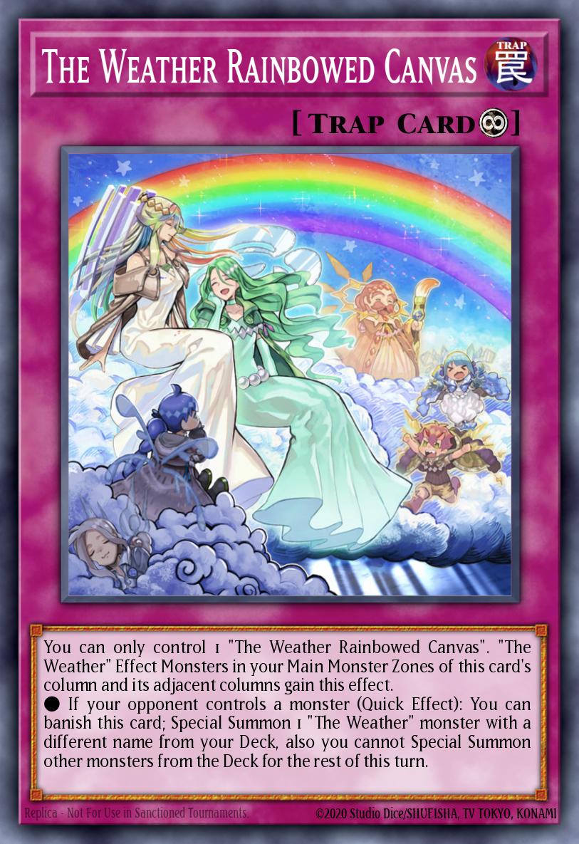 The Weather Rainbowed Canvas DANE-EN073