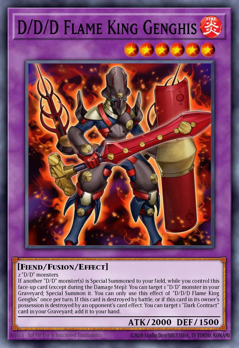 D/D/D Flame King Genghis CT13-EN005