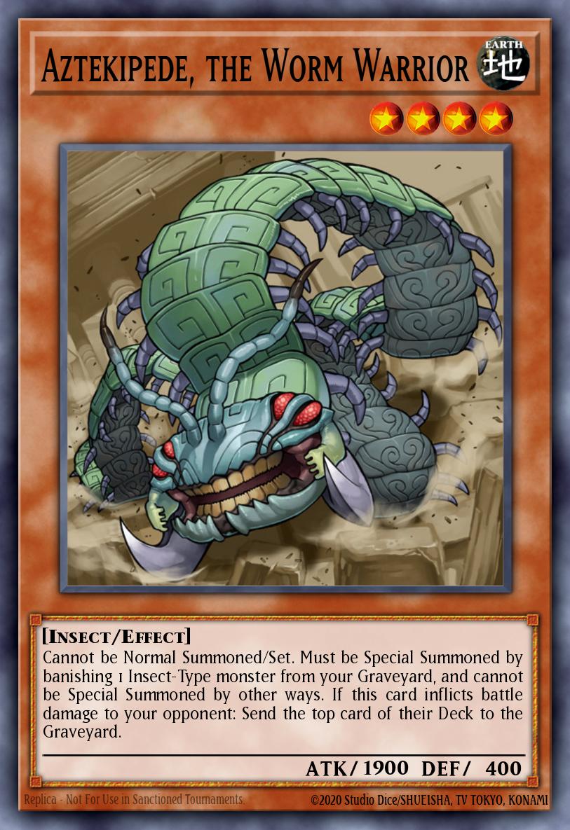 Aztekipede, the Worm Warrior BP03-EN041