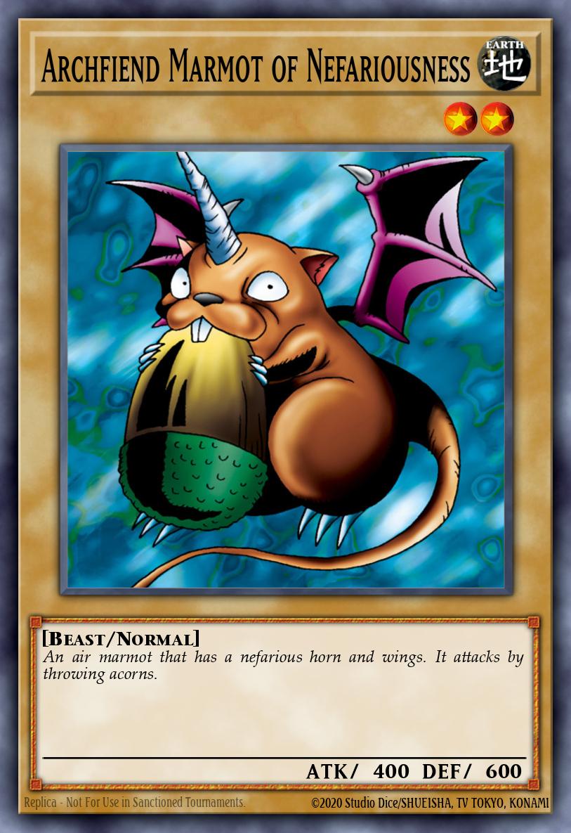 Archfiend Marmot of Nefariousness TP6-EN016