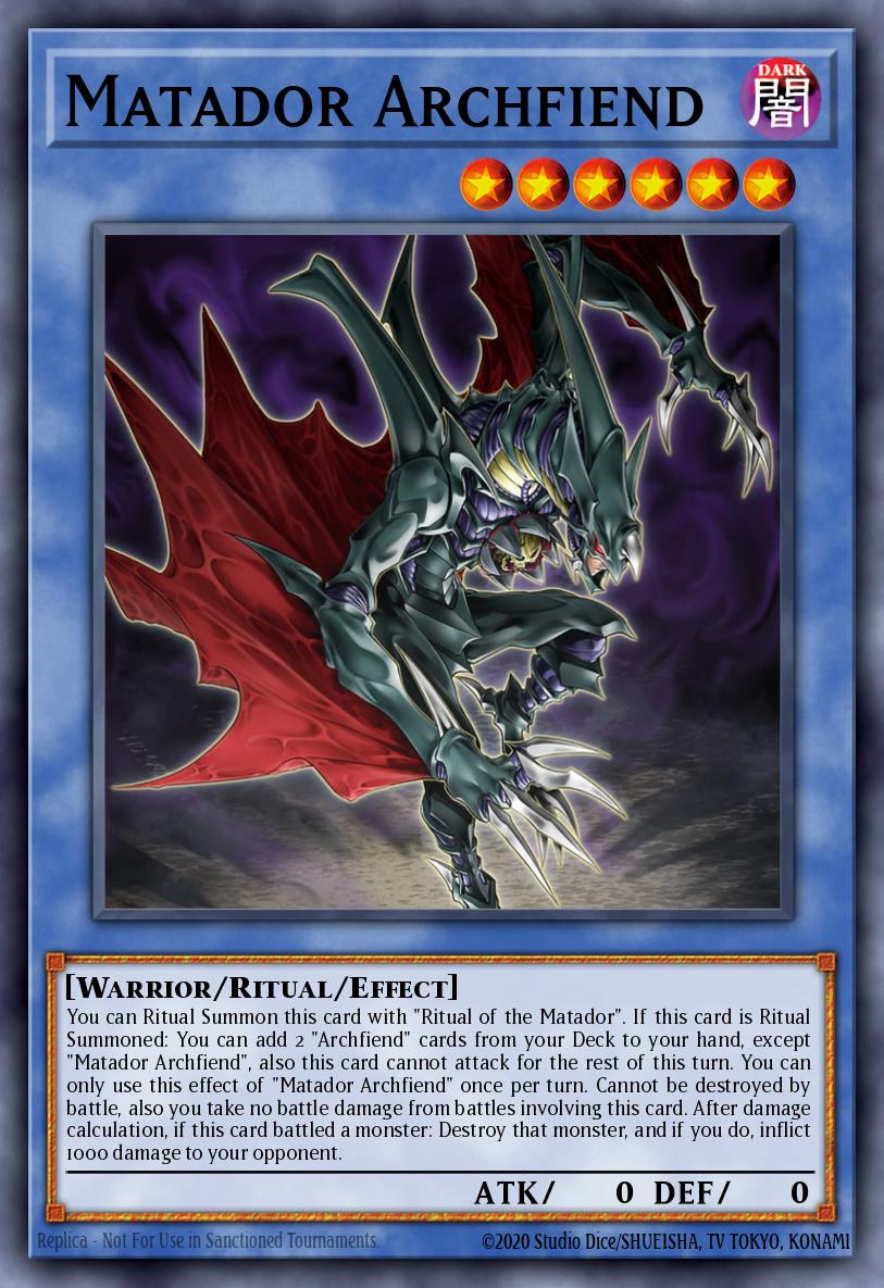 Matador Archfiend MZMU-EN022