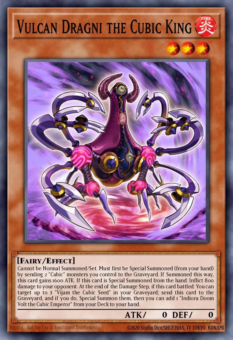 Vulcan Dragni the Cubic King MVP1-EN037