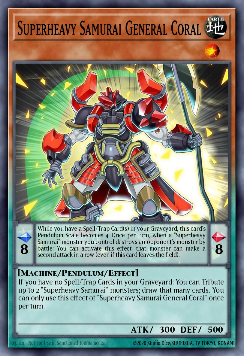 Superheavy Samurai General Coral MP16-EN182
