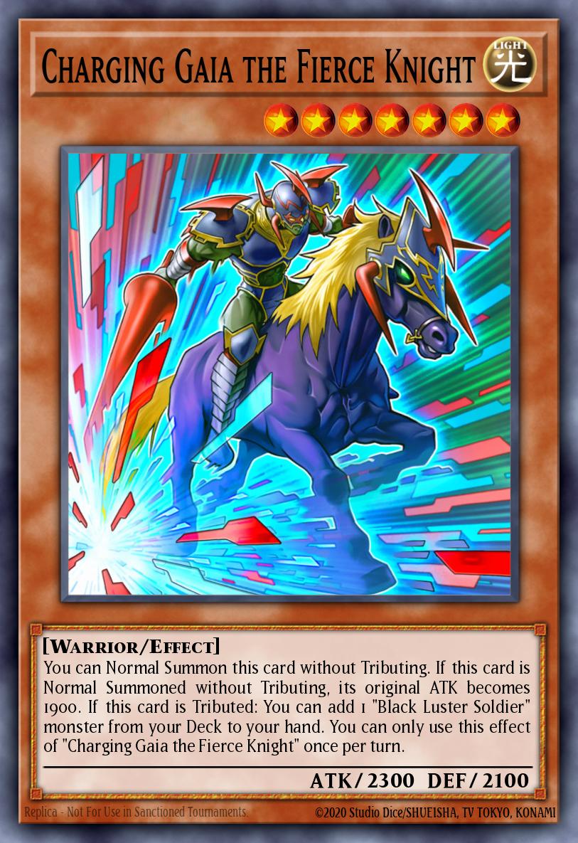Charging Gaia the Fierce Knight MP16-EN120