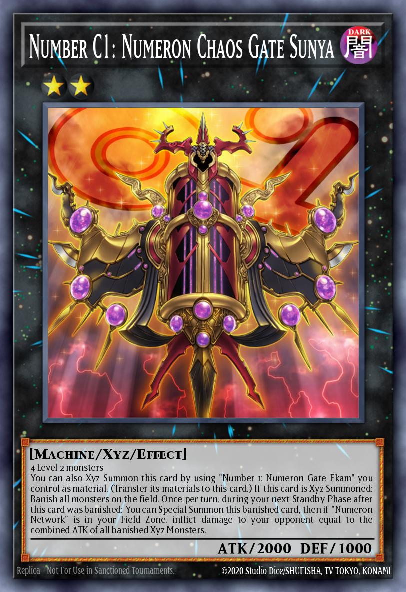 Number C1: Numeron Chaos Gate Sunya BLAR-EN021