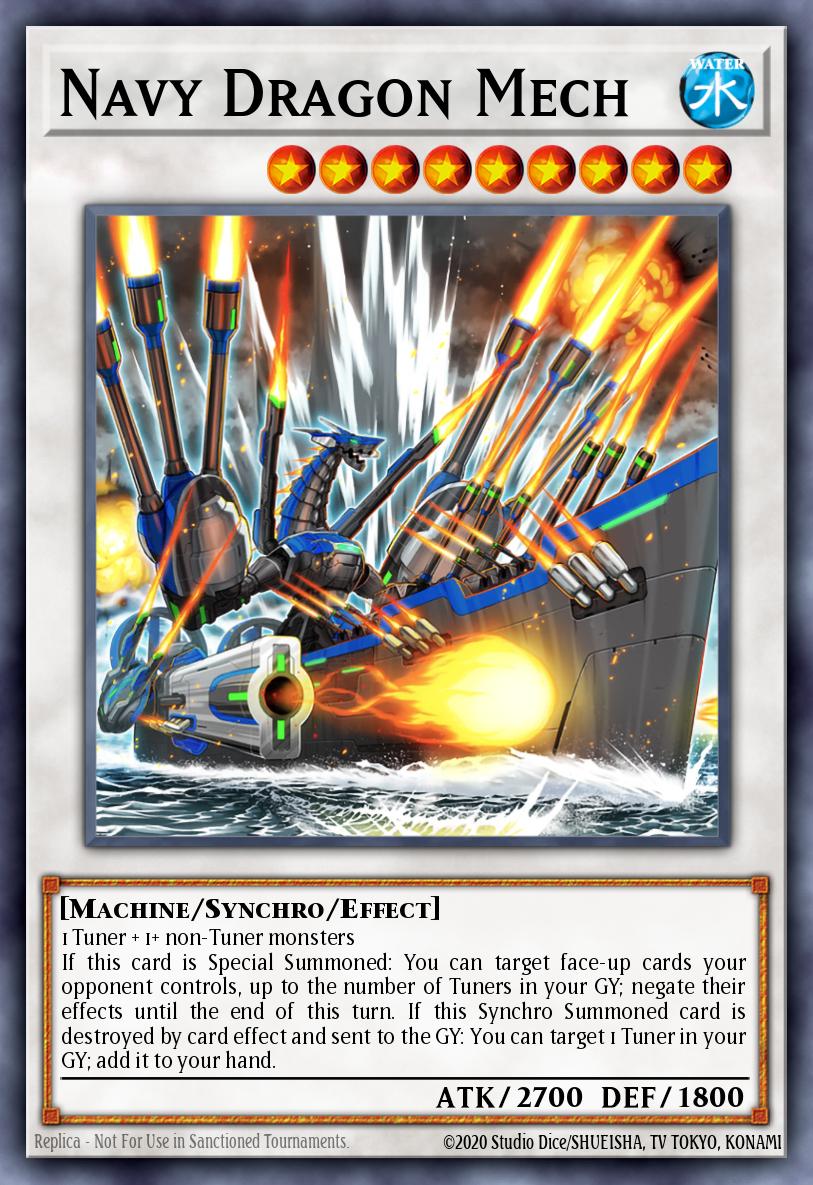 Navy Dragon Mech DIFO-EN082
