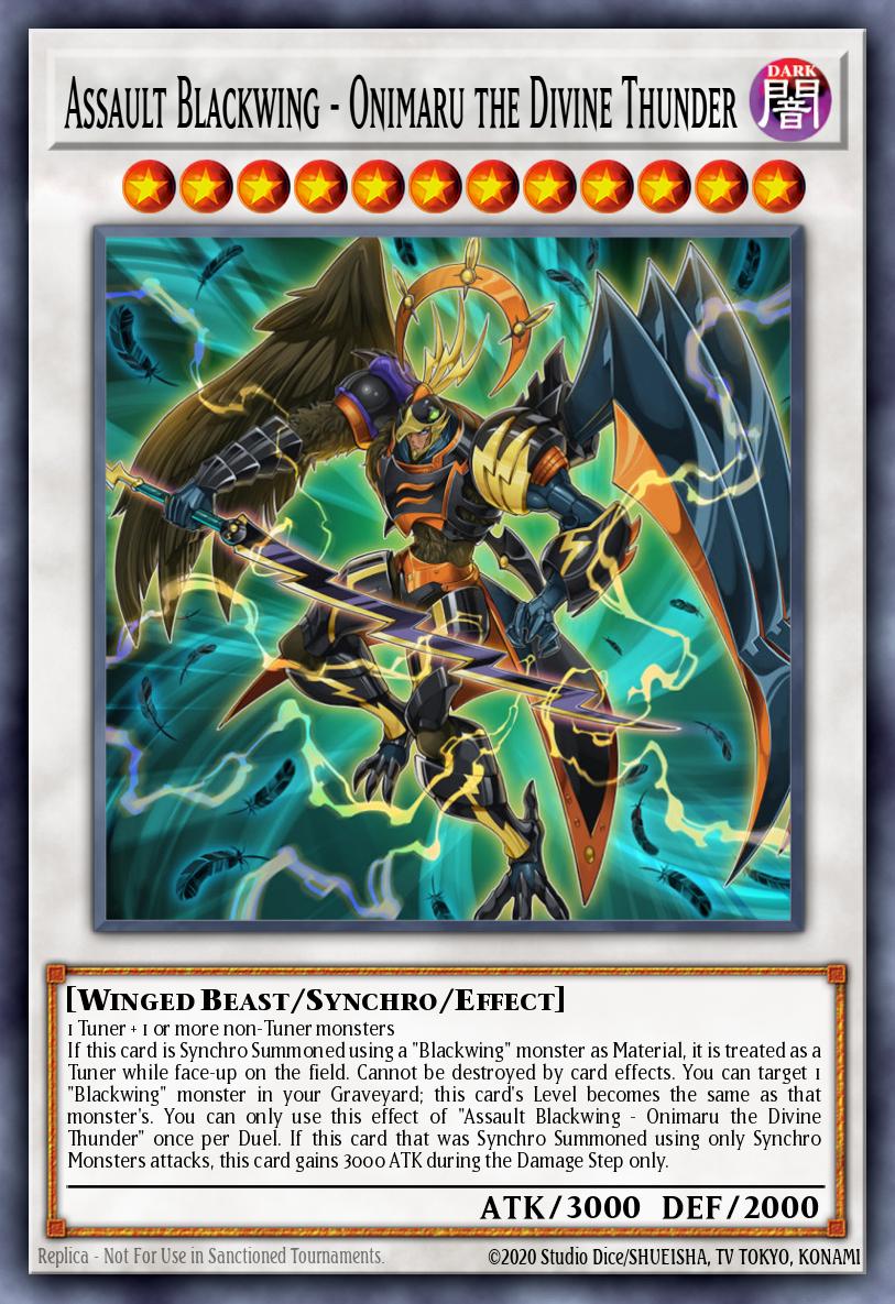 Assault Blackwing - Onimaru the Divine Thunder TDIL-EN049