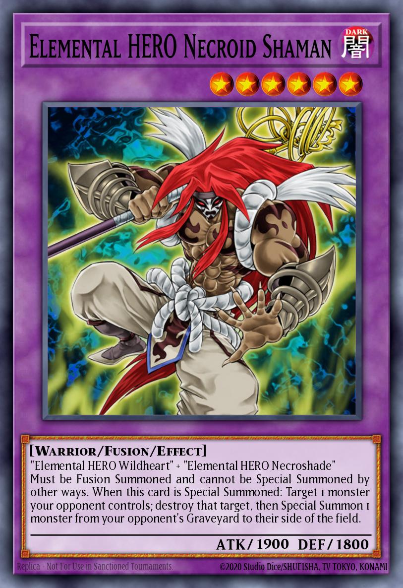 Elemental HERO Necroid Shaman DR04-EN216