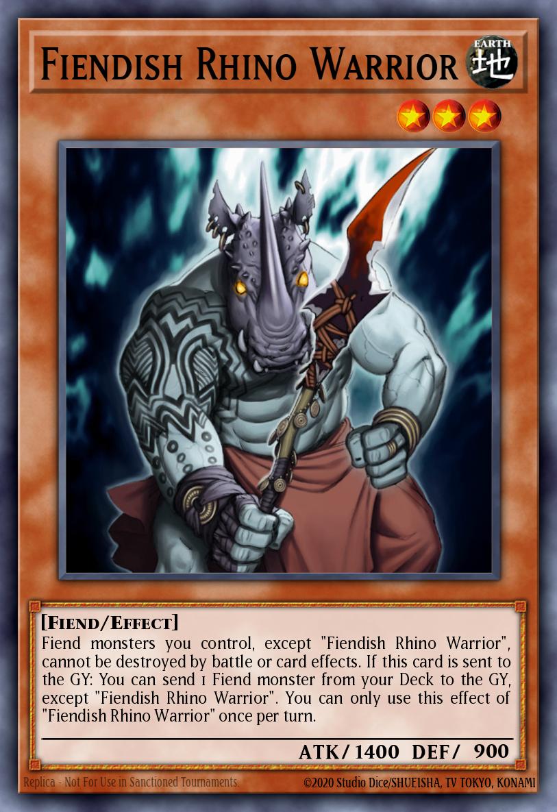 Fiendish Rhino Warrior BOSH-EN091