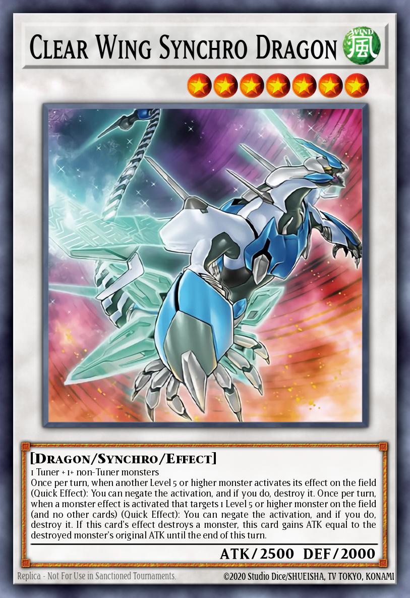 Clear Wing Synchro Dragon MP16-EN022