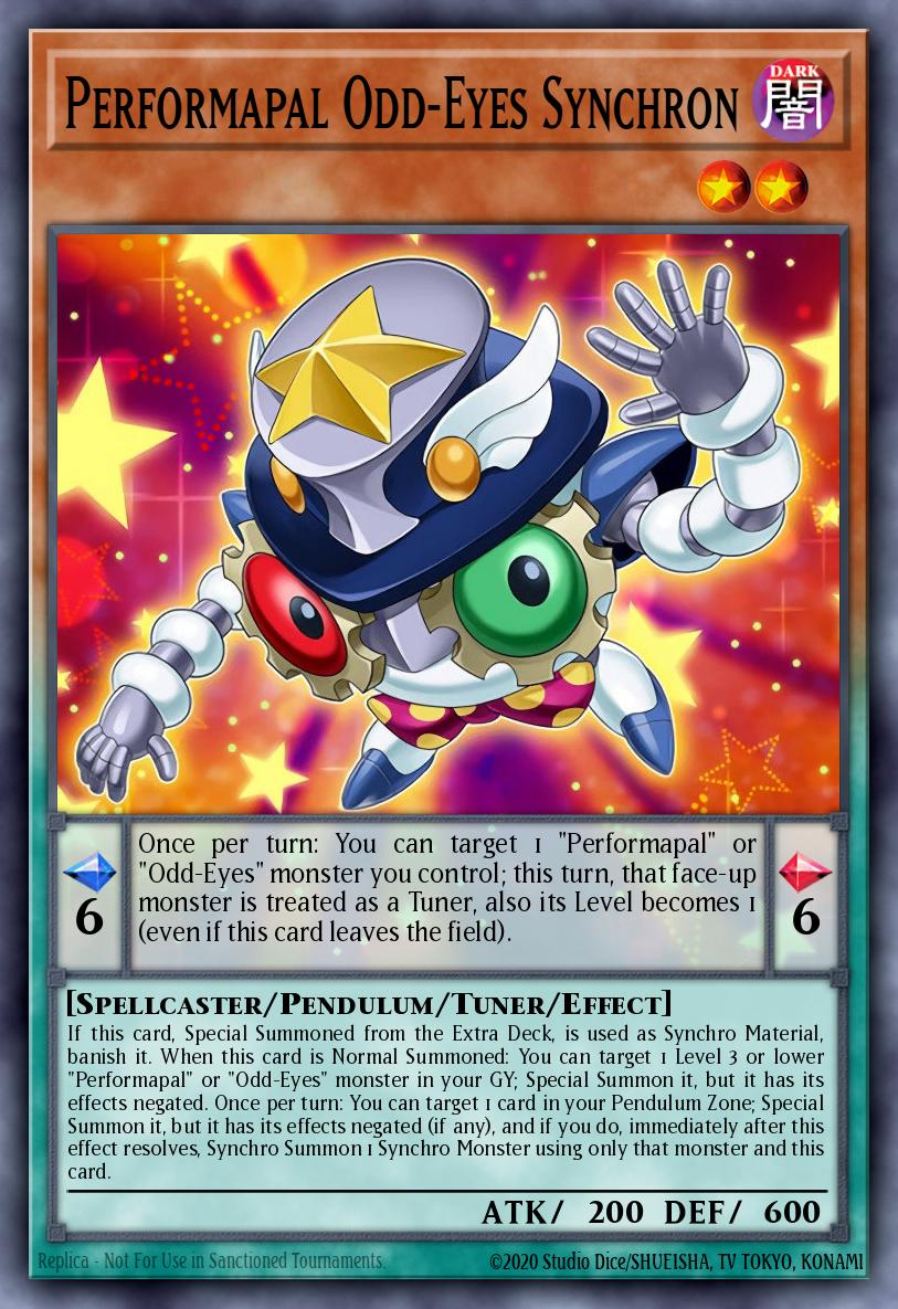 Performapal Odd-Eyes Synchron BLLR-EN004