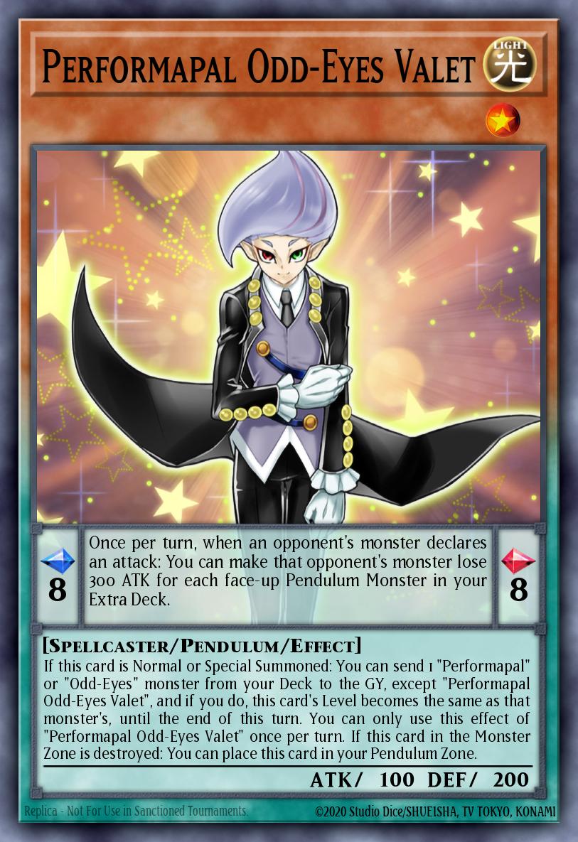 Performapal Odd-Eyes Valet BLMR-EN029