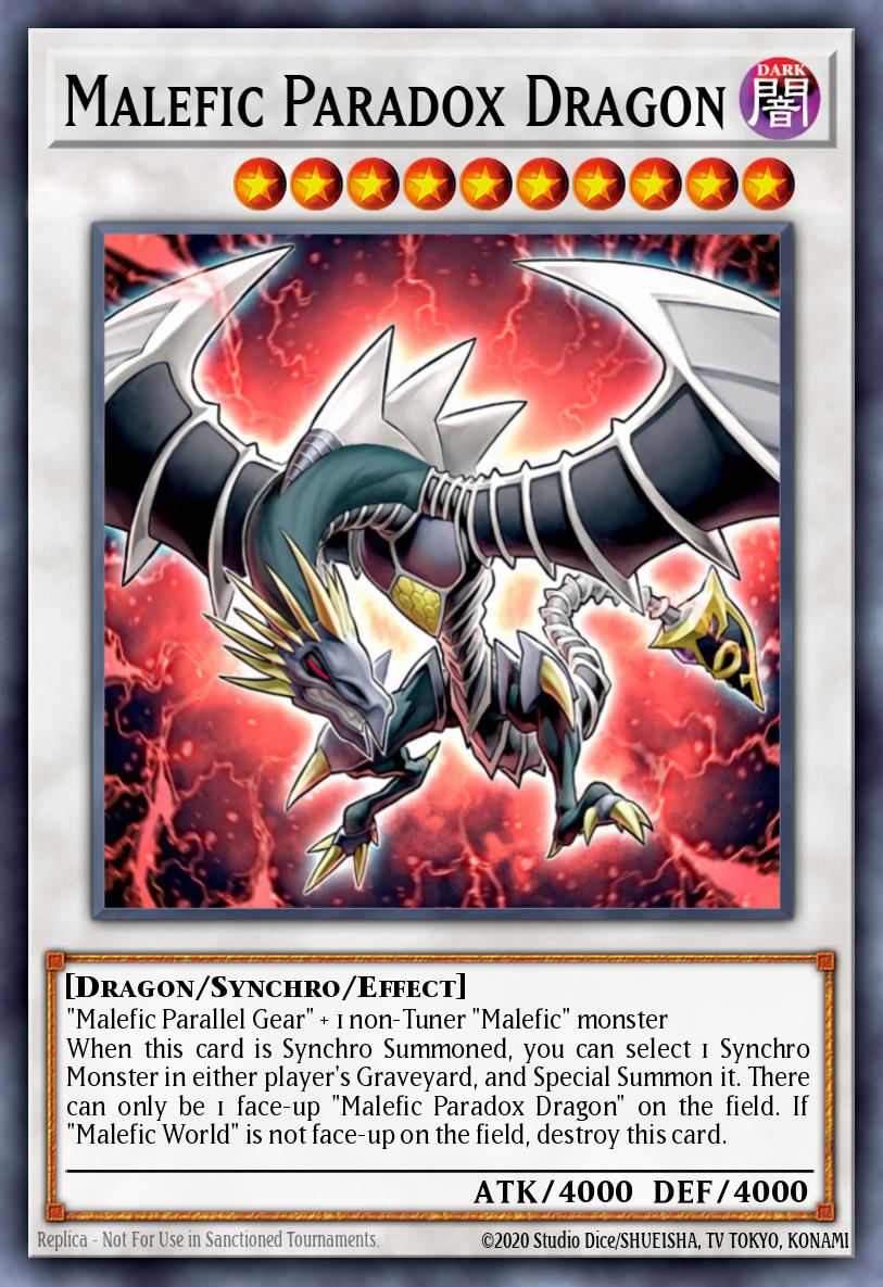 Malefic Paradox Dragon YMP1-EN007