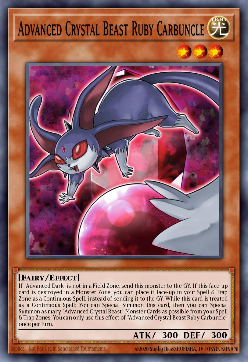 Advanced Crystal Beast Ruby Carbuncle BLCR-EN010