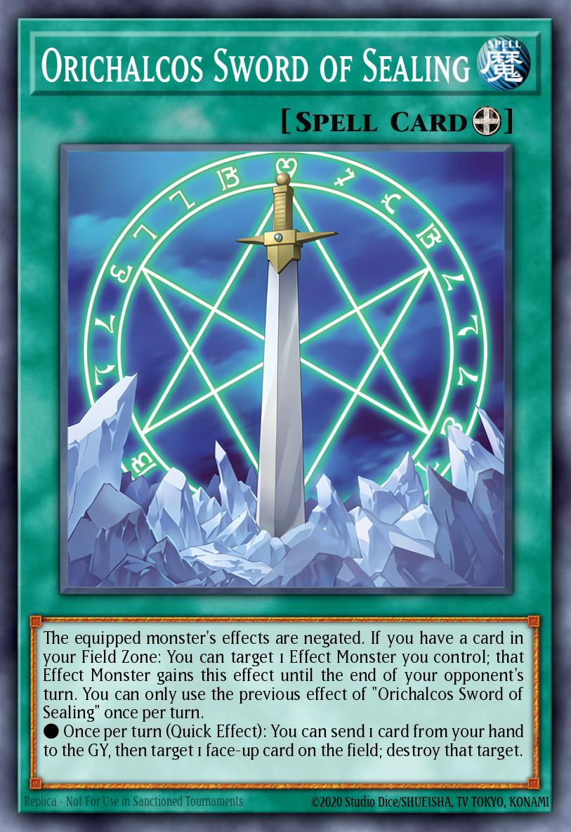 Orichalcos Sword of Sealing MAMO-EN022