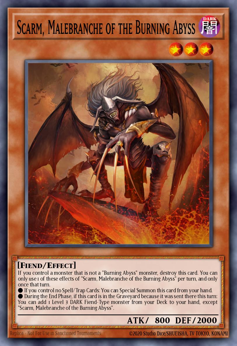 Scarm, Malebranche of the Burning Abyss AP07-EN007
