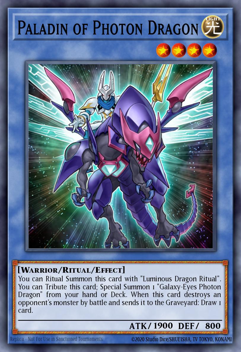 Paladin of Photon Dragon LVAL-EN045
