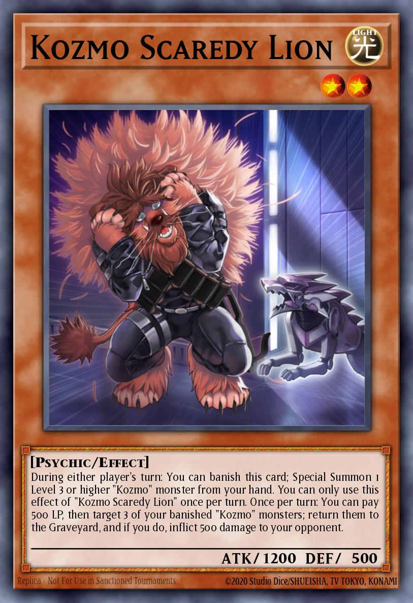 Kozmo Scaredy Lion SHVI-EN082