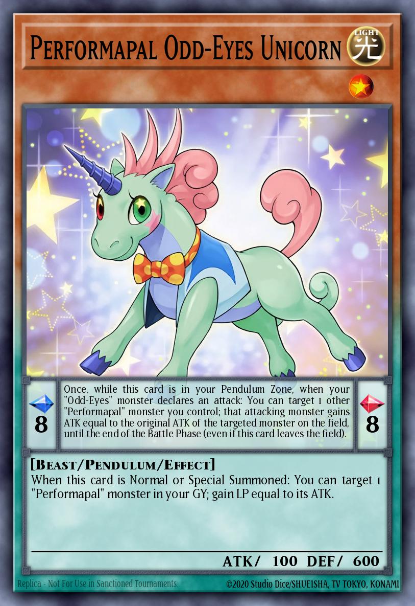 Performapal Odd-Eyes Unicorn LEDD-ENC07