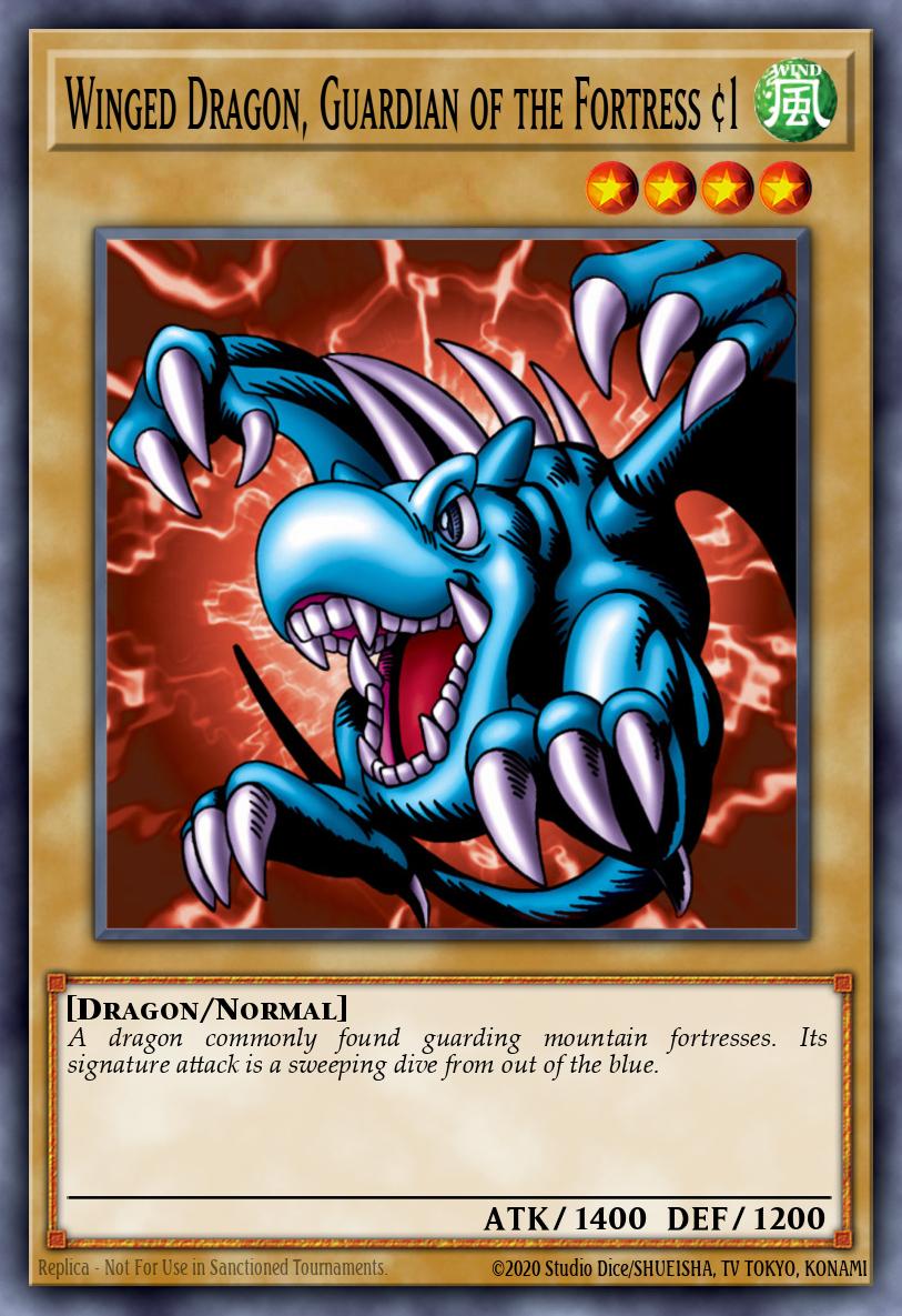 Winged Dragon, Guardian of the Fortress #1 DB1-EN141