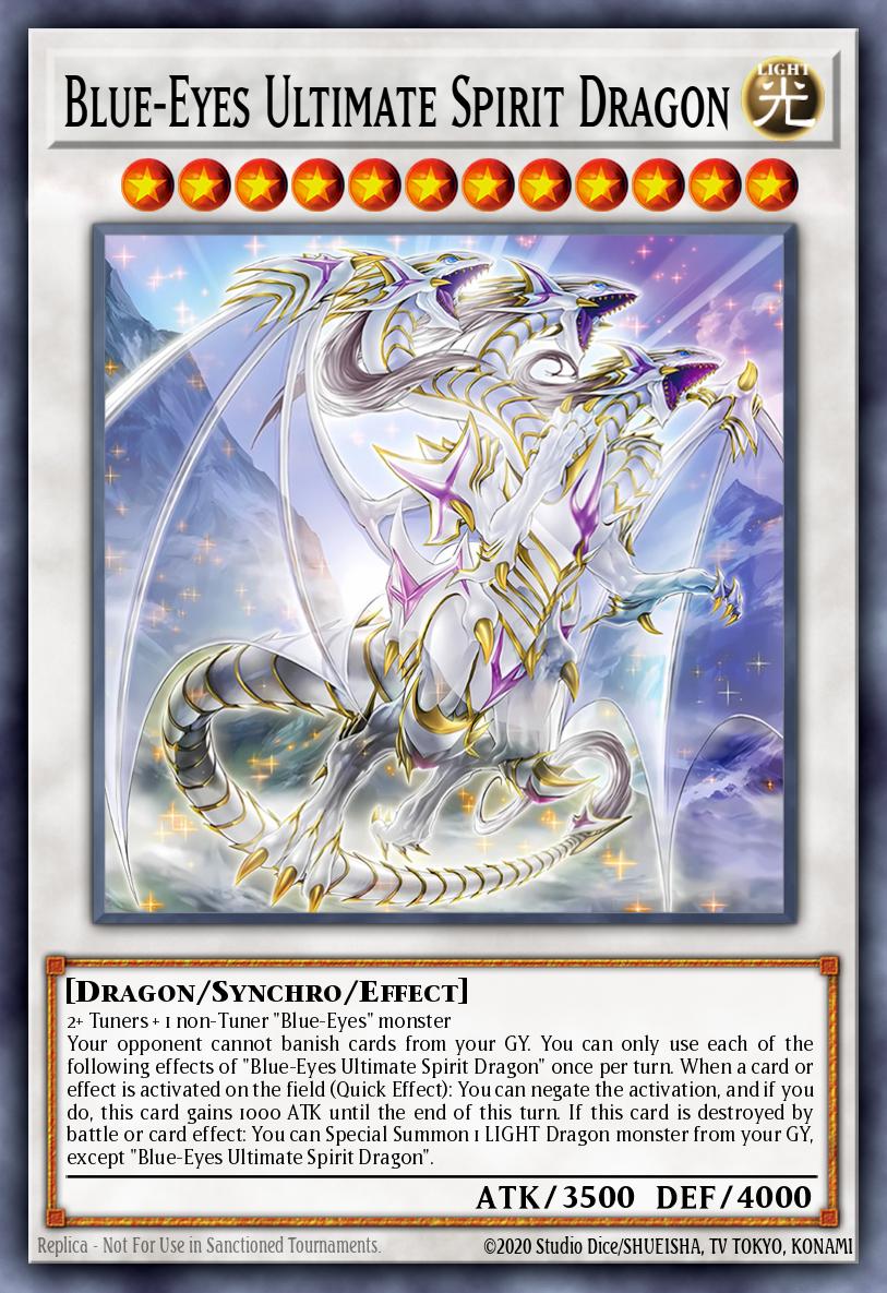 Blue-Eyes Ultimate Spirit Dragon 25LP-EN020