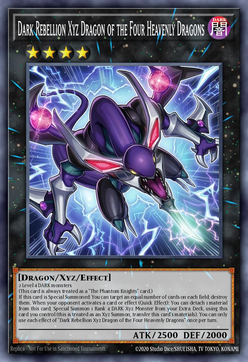 Dark Rebellion Xyz Dragon of the Four Heavenly Dragons MAMS-EN015
