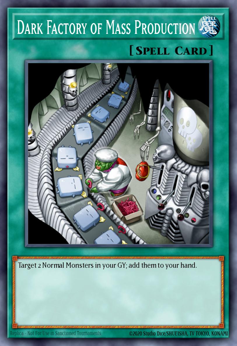 Dark Factory of Mass Production STAX-EN028