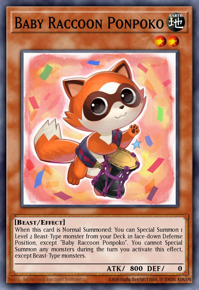 Baby Raccoon Ponpoko MP14-EN136