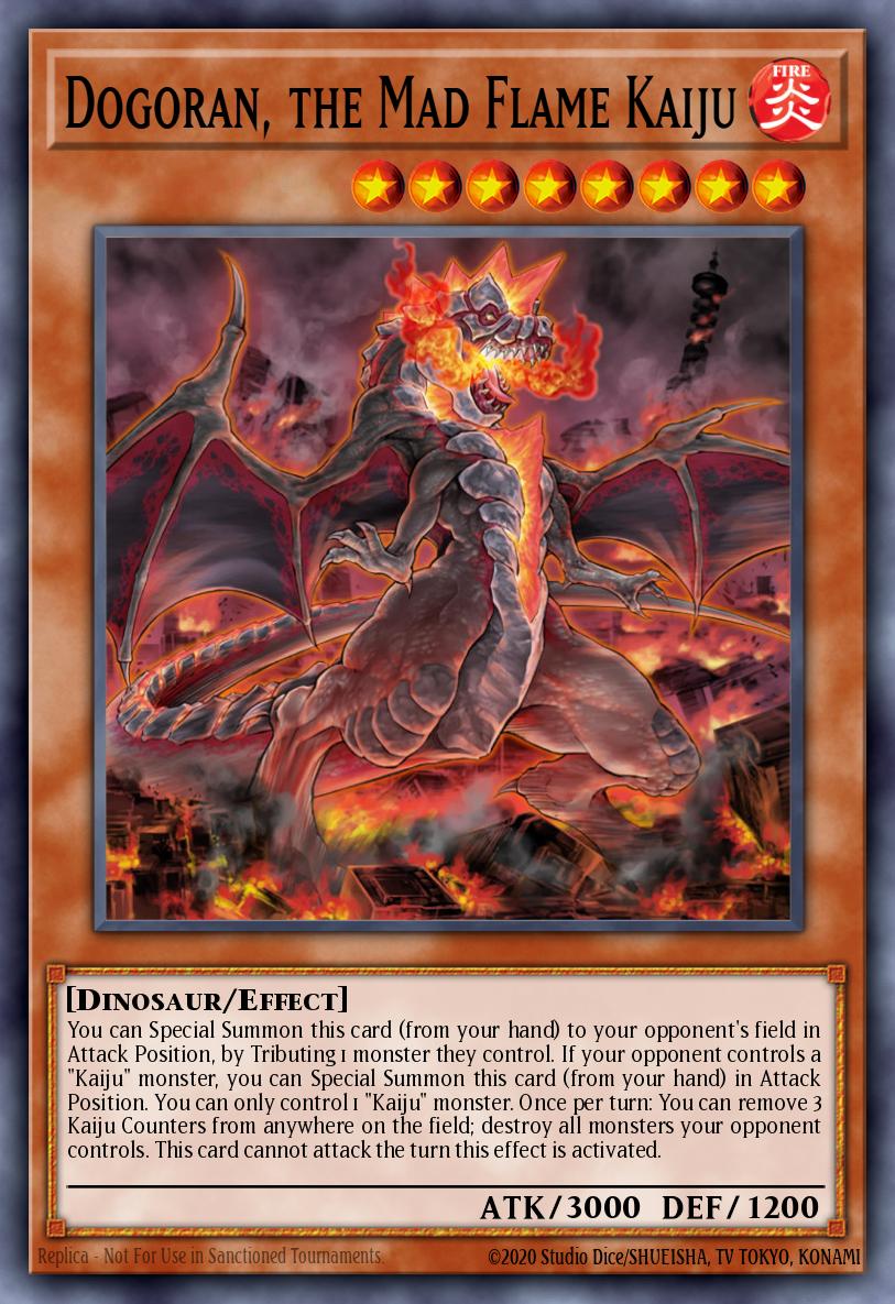 Dogoran, the Mad Flame Kaiju MP16-EN098