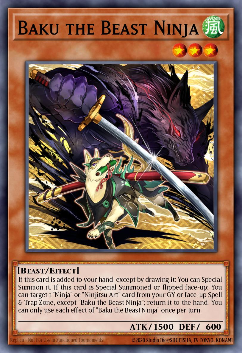 Baku the Beast Ninja MP23-EN168