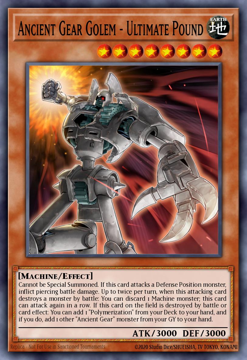 Ancient Gear Golem - Ultimate Pound MP18-EN103