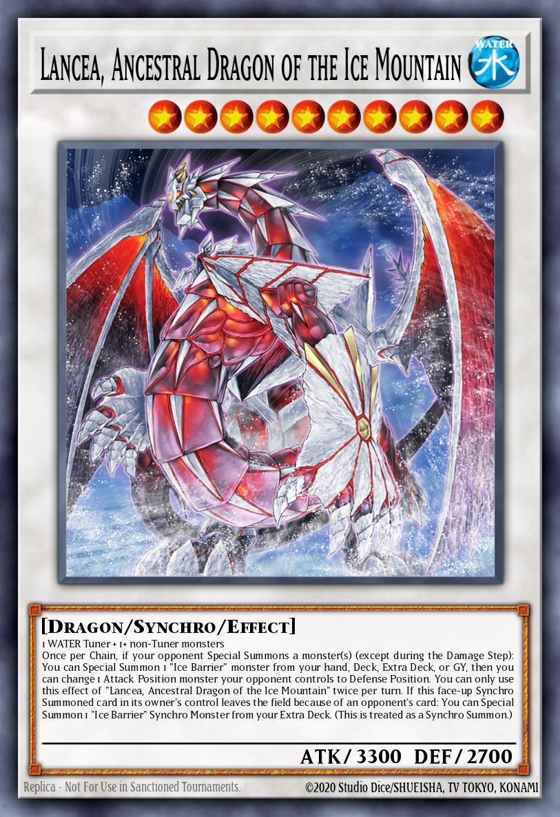 Lancea, Ancestral Dragon of the Ice Mountain BLTR-EN005