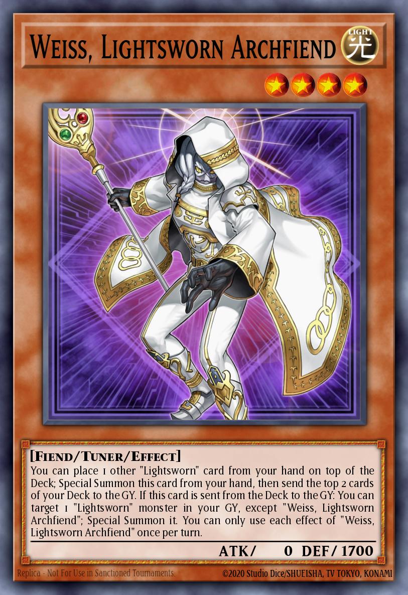 Weiss, Lightsworn Archfiend MP25-EN186