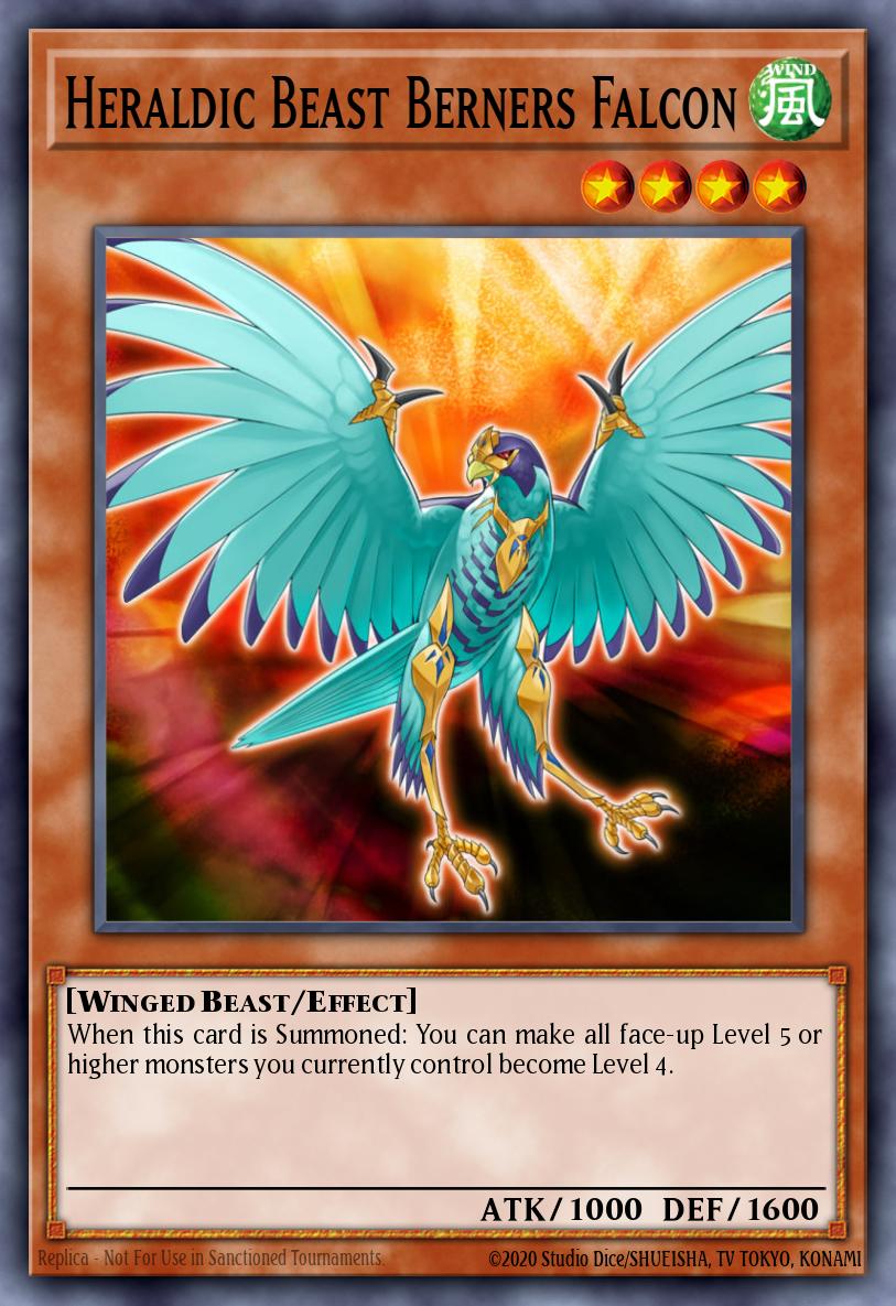 Heraldic Beast Berners Falcon ABYR-EN013