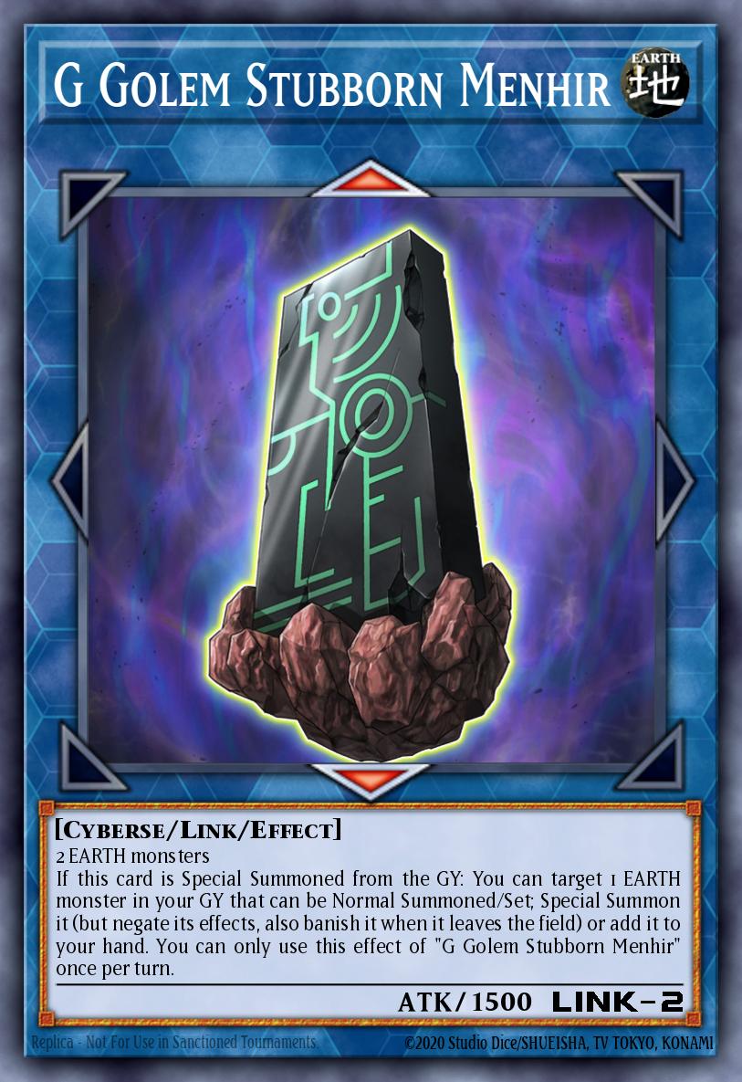 G Golem Stubborn Menhir BLCR-EN043