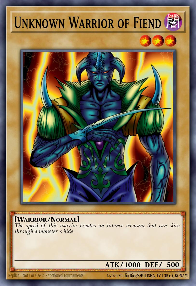 Unknown Warrior of Fiend SDK-017